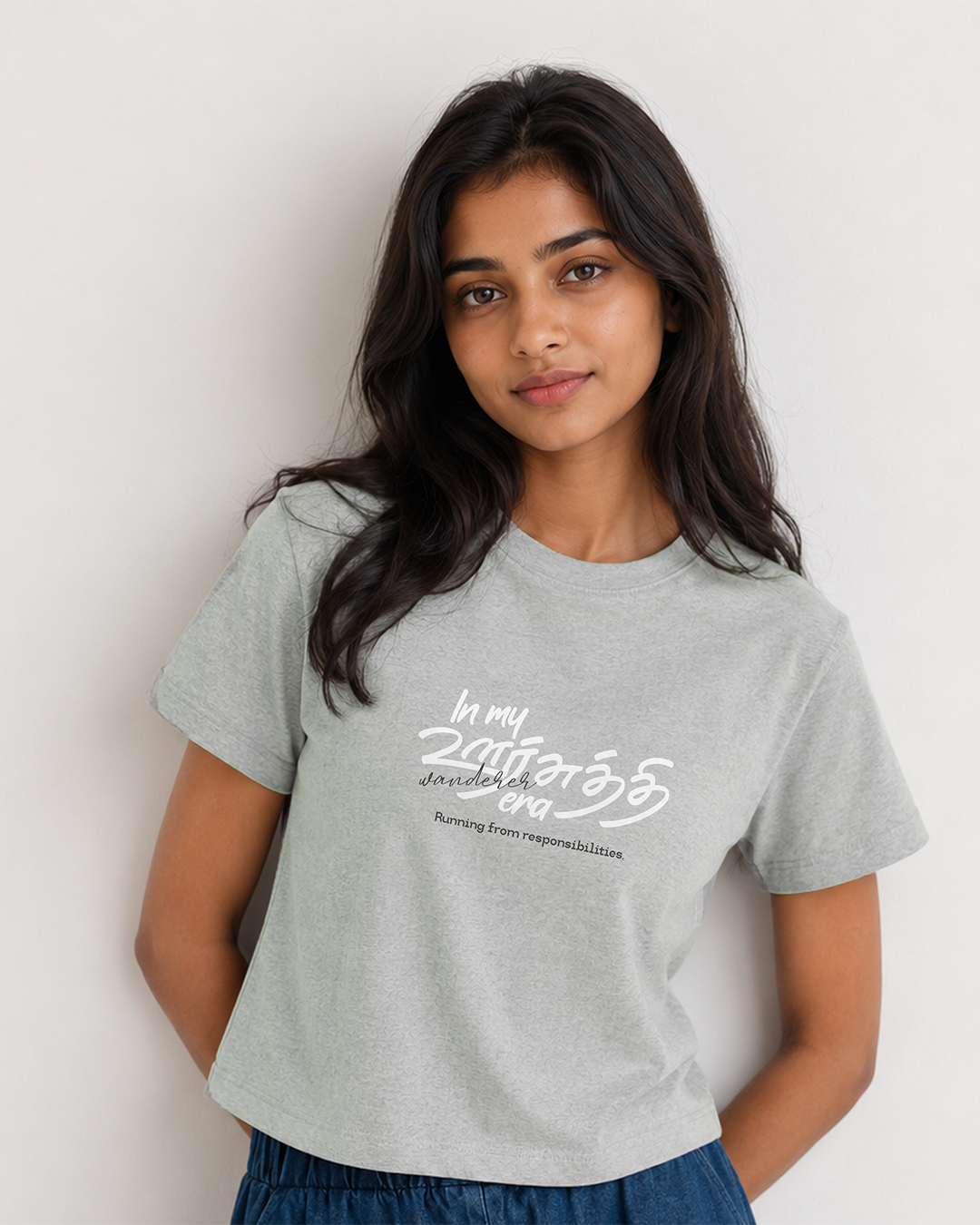 In My Oorsuthi Era | Women Crop Top
