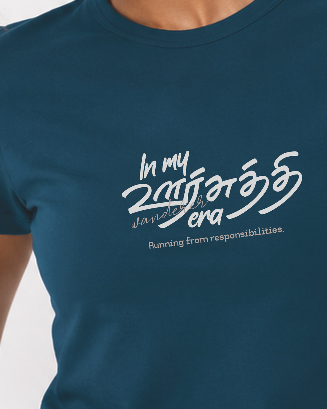 In My Oorsuthi Era | Women Crop Top