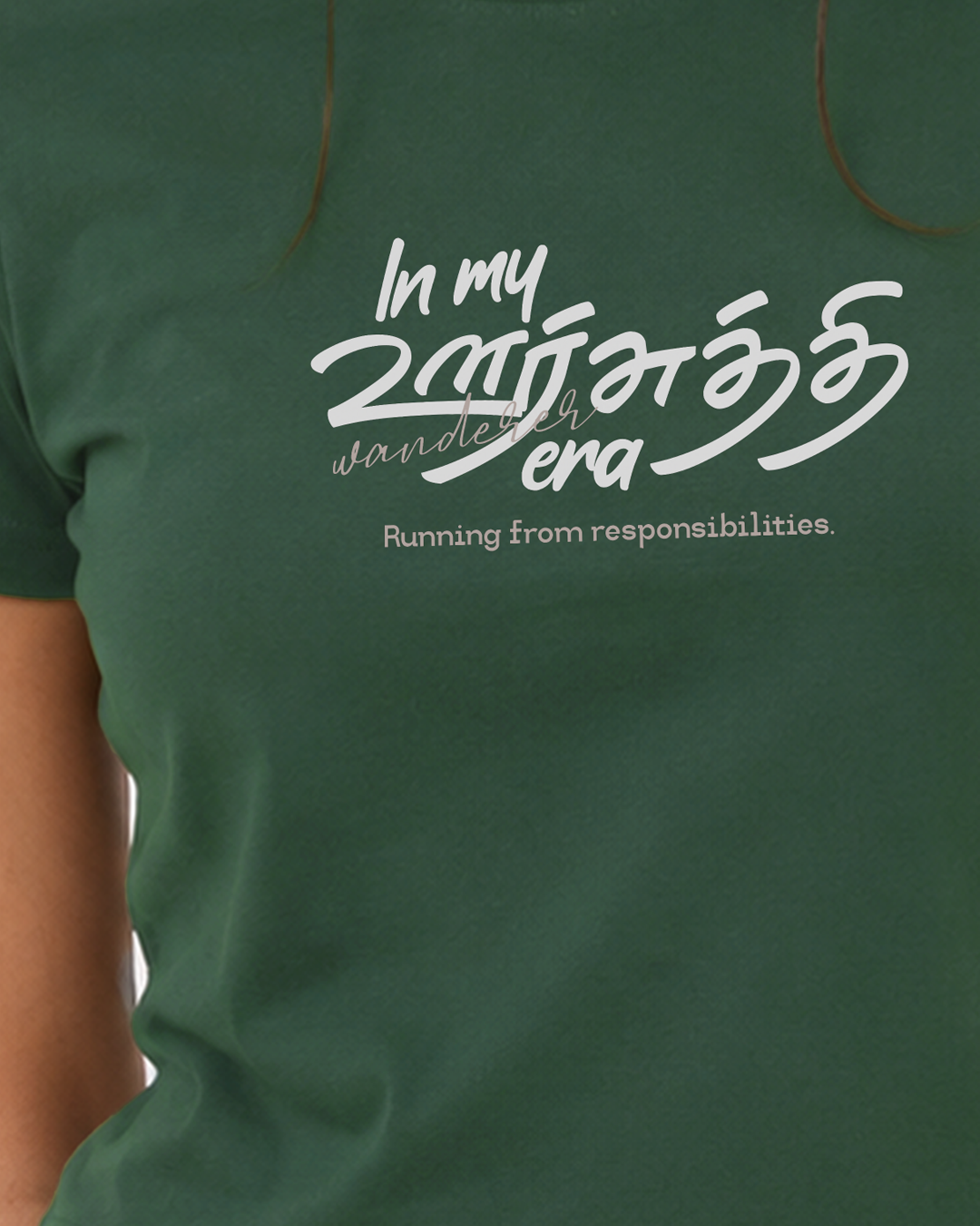 In My Oorsuthi Era | Women Crop Top