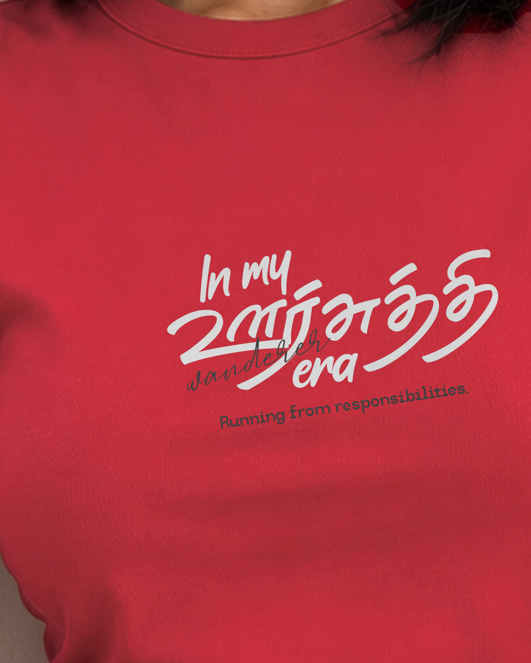 In My Oorsuthi Era | Women Crop Top
