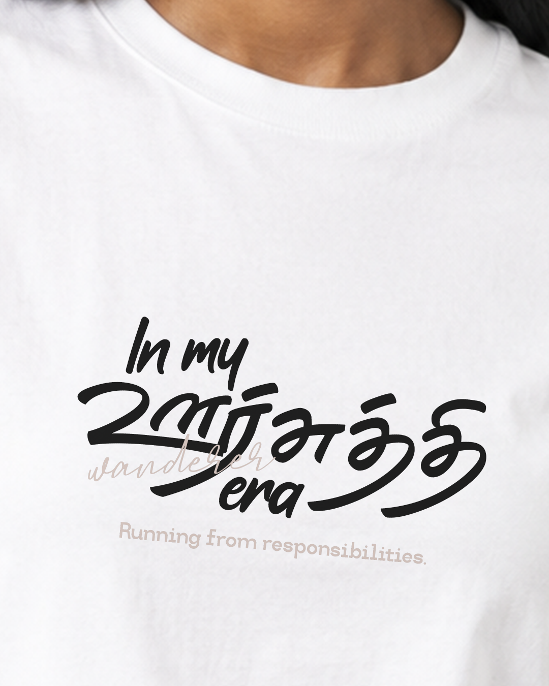 In My Oorsuthi Era | Women Crop Top