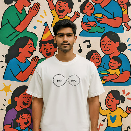 Infinity Amma | Men Boxy Oversized Fit Tee