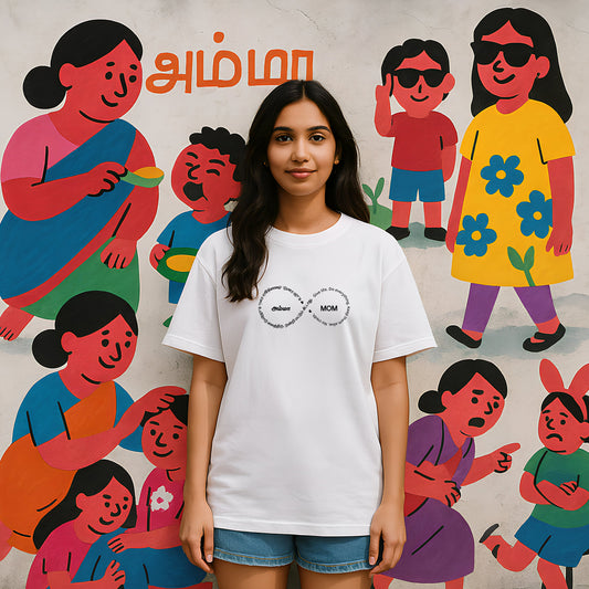 Infinity Amma | Women Boxy Oversized Fit Tee