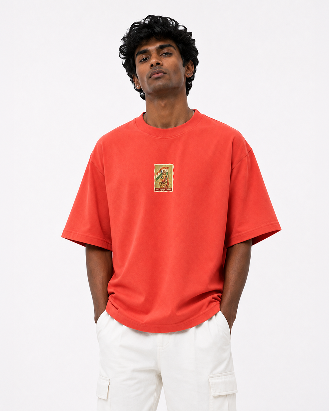 Bharatha Thaai | Men Premium Oversized Boxy Tee