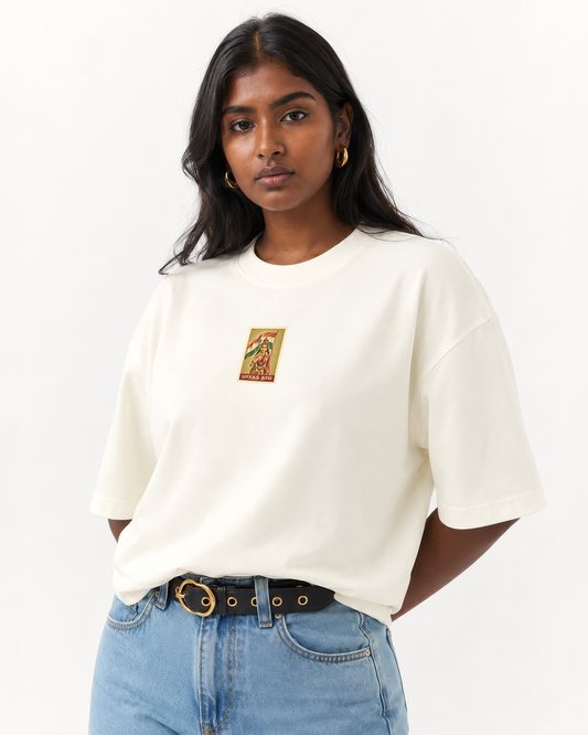 Bharatha Thaai | Women Oversized Boxy Tee