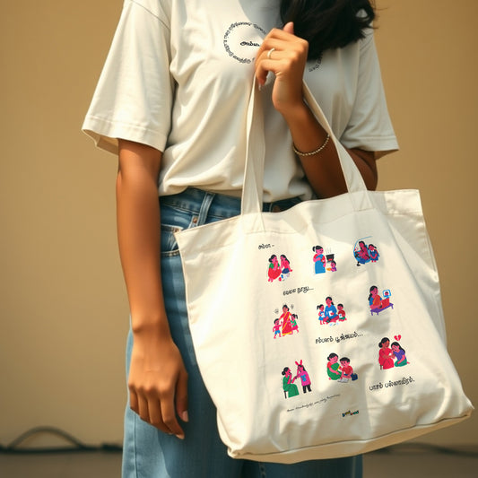 Amma Life Stories Tote Bag – Dual Sided Print