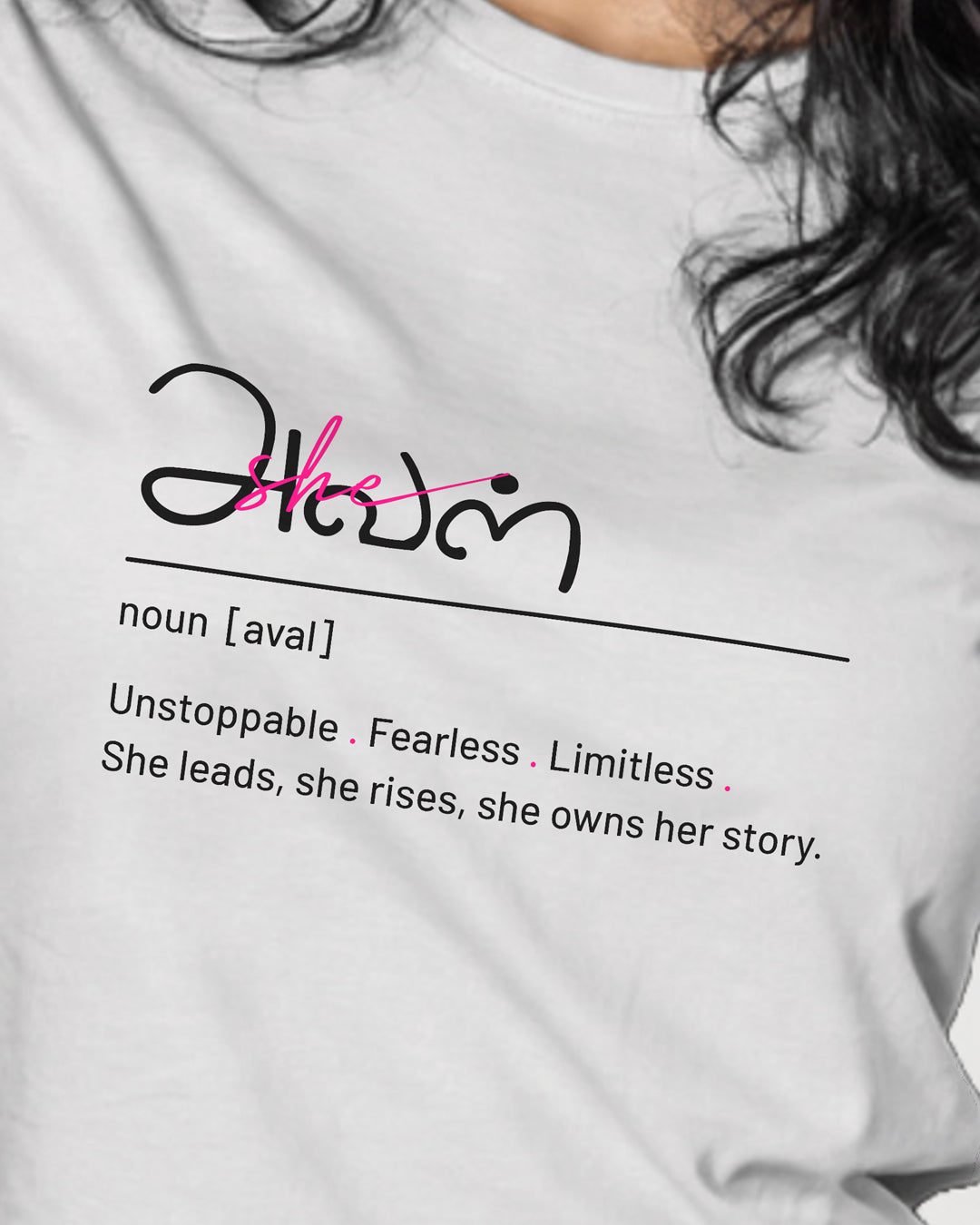 Aval | Women Grey Cropped T-Shirt