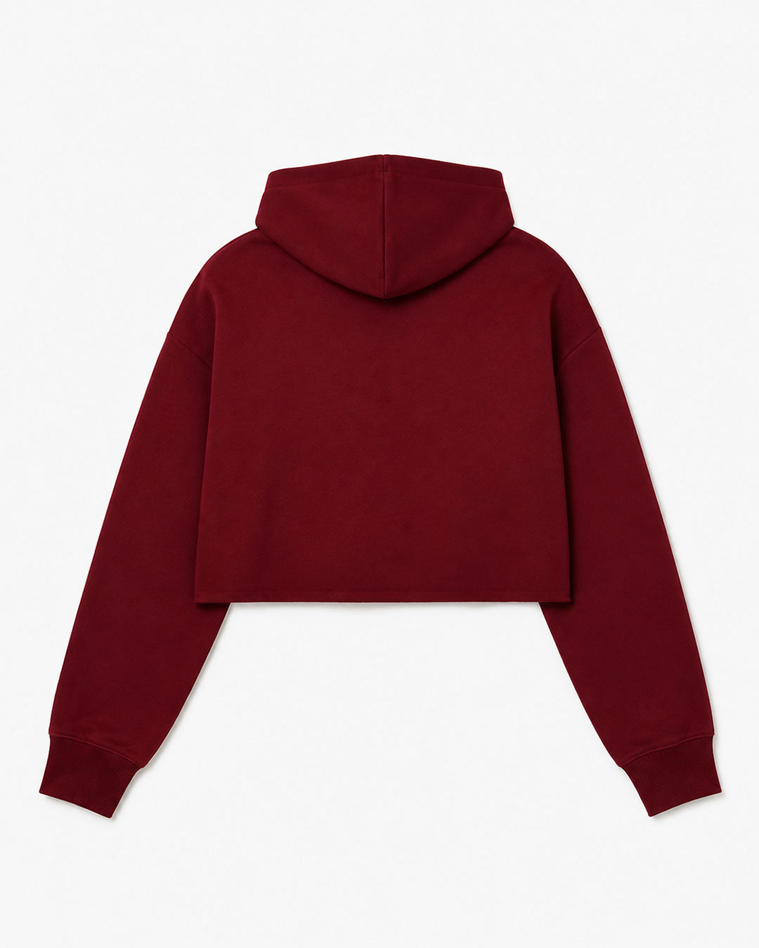 En Chennai | Maroon Cropped Hoddie
