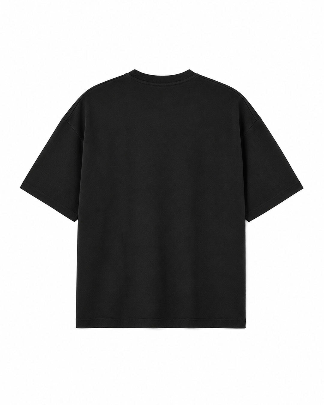 Madras-Kaaran | Premium Oversized Black T-Shirt