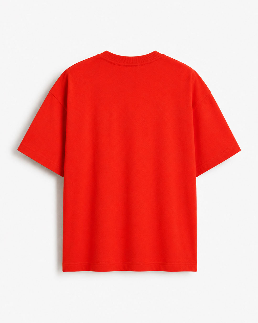 Madras-Kaari | Women's Premium Oversized Red T-Shirt
