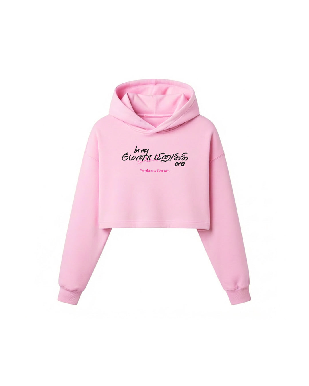 In My Menaminiki Era | Women's Pink Cropped Hoodie