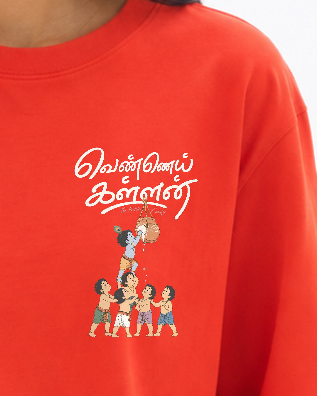 Vennai Kallan | Butter Bandit Women Oversized Boxy T-Shirt