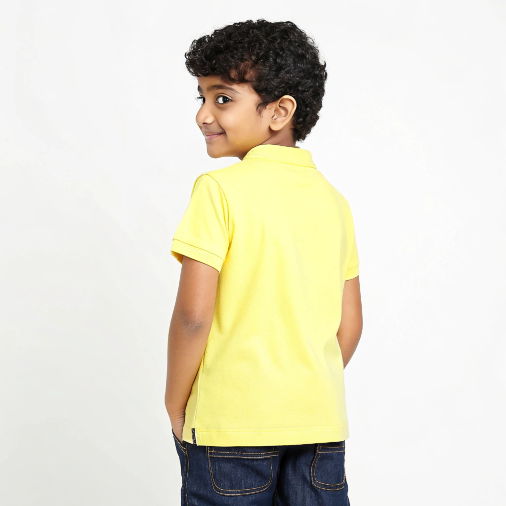 Boys' Yellow 'Singam - Lion'  Graphic T-Shirt
