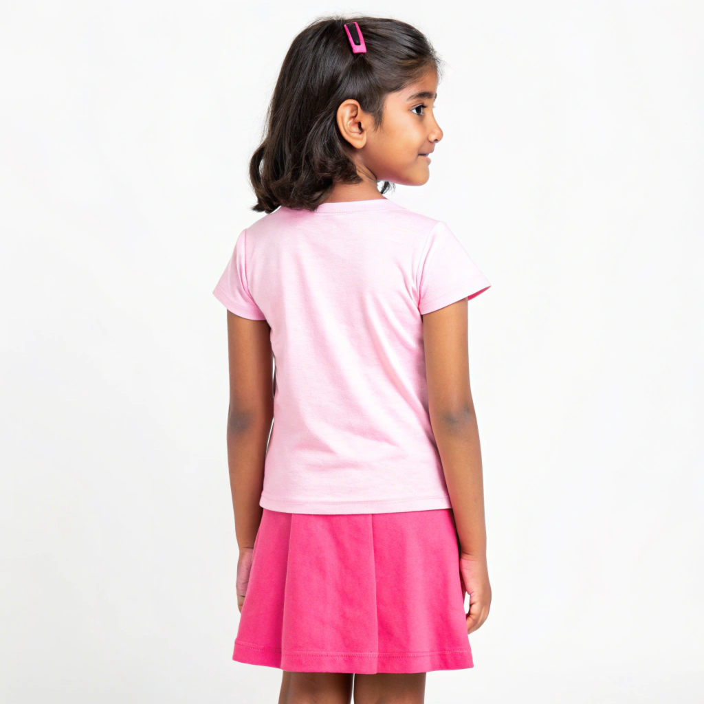 Girls' Pink 'Poonarai - Flamingo' Graphic T-Shirt