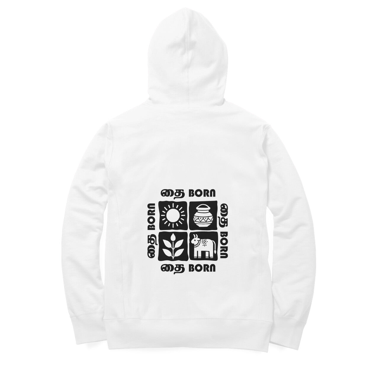 தை Born – சூரியன் | Men Oversized Hoodie