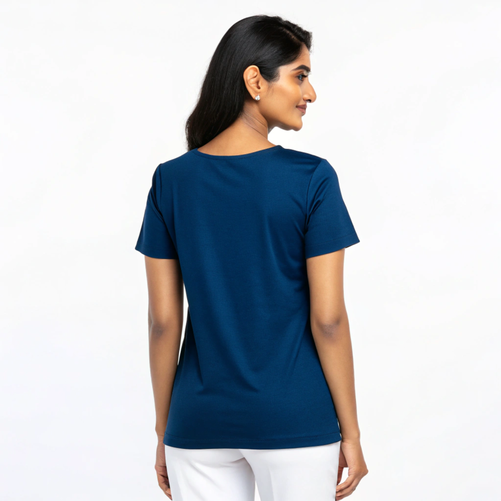 Women's 'Thumbi - Dragonfly' Regular Fit Graphic T-Shirt