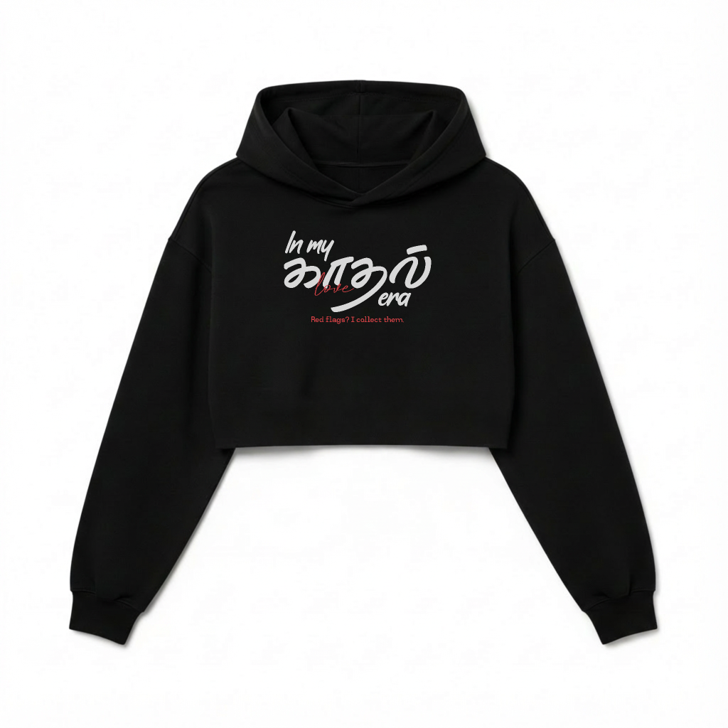 In my காதல் era | Women Cropped Hoodie