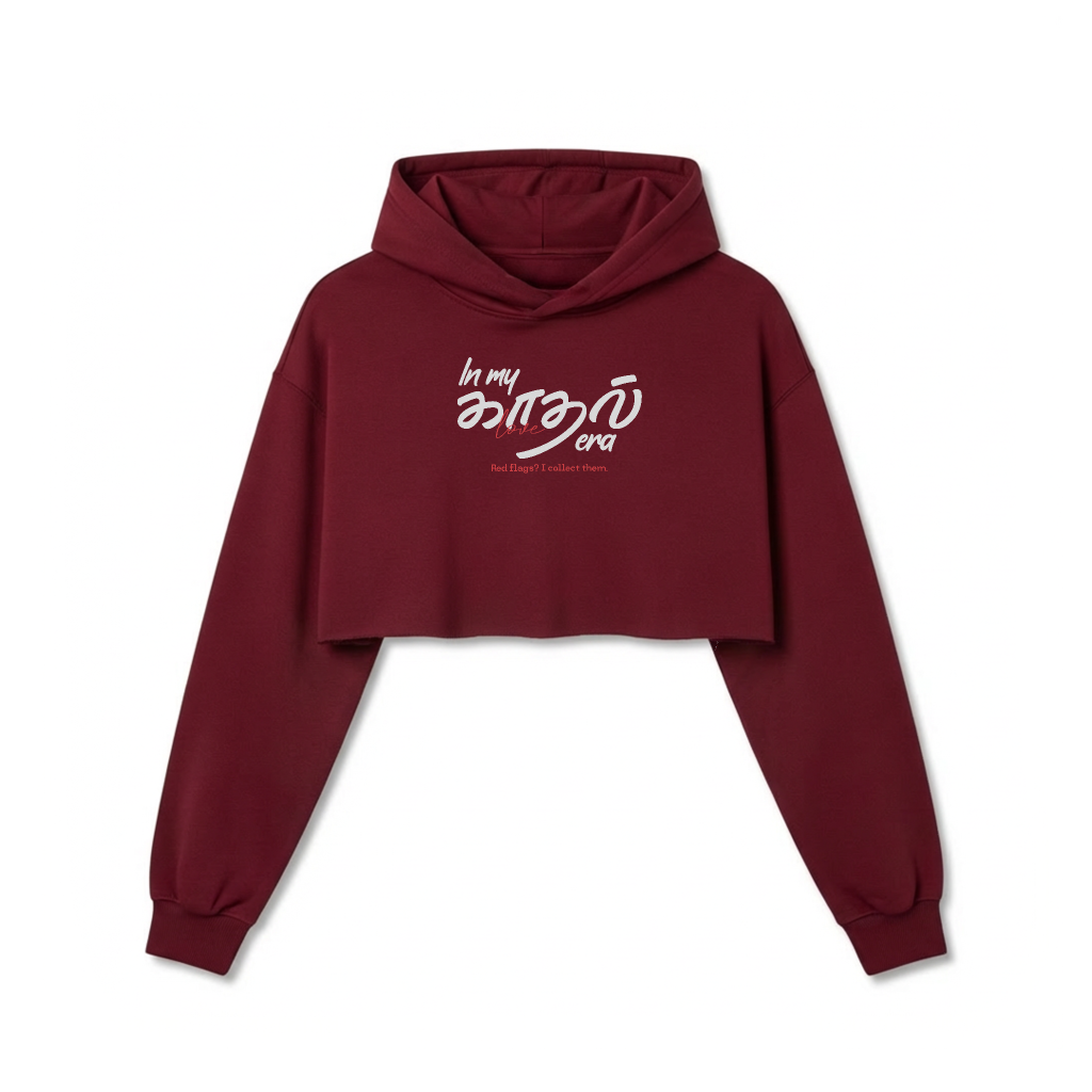 In my காதல் era | Women Cropped Hoodie