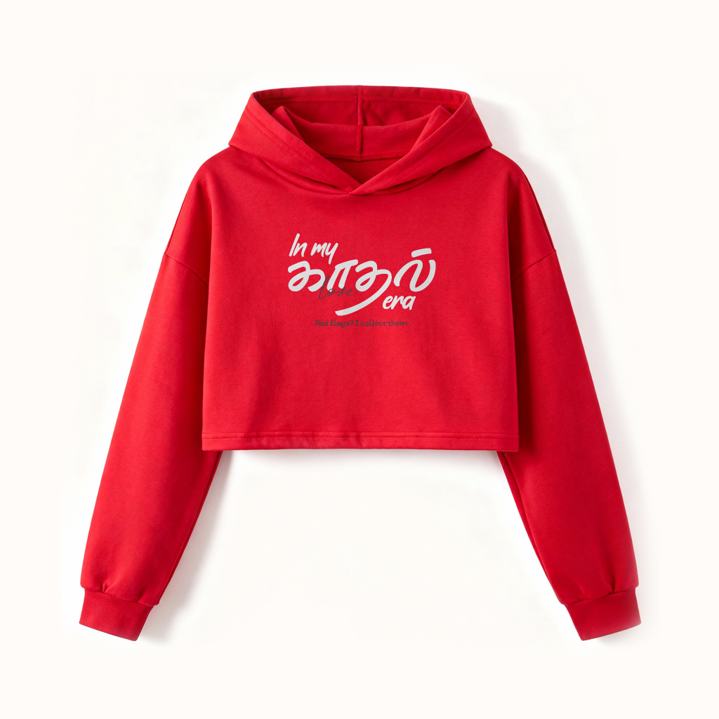 In my காதல் era | Women Cropped Hoodie