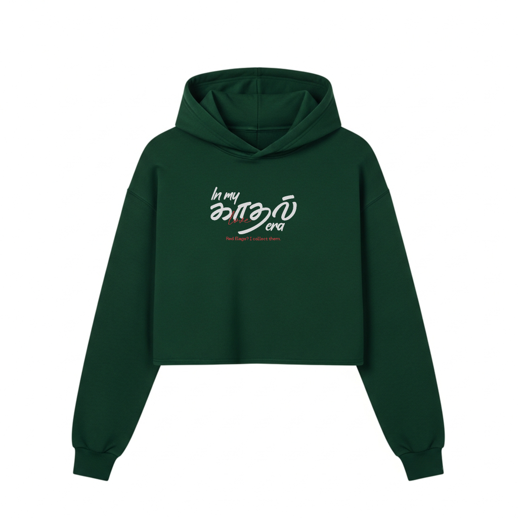 In my காதல் era | Women Cropped Hoodie