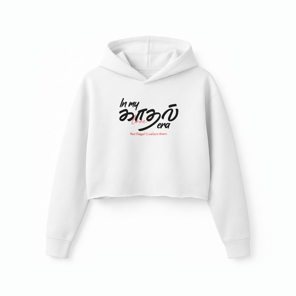 In my காதல் era | Women Cropped Hoodie