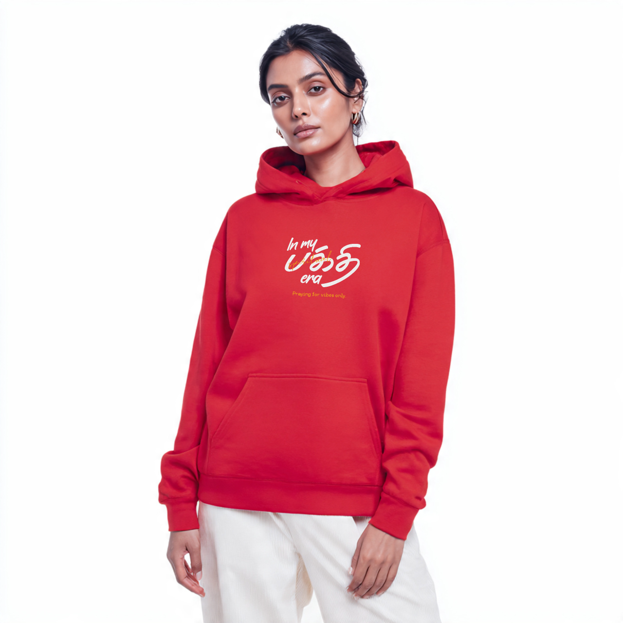In my பக்தி era | Women Regular Fit Hoodie