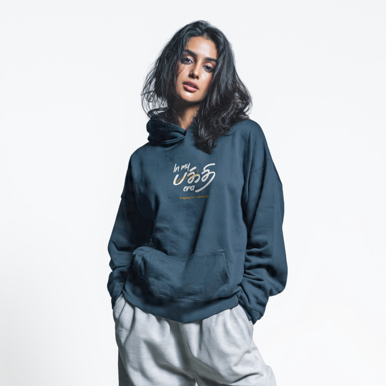 In my பக்தி era | Women Regular Fit Hoodie