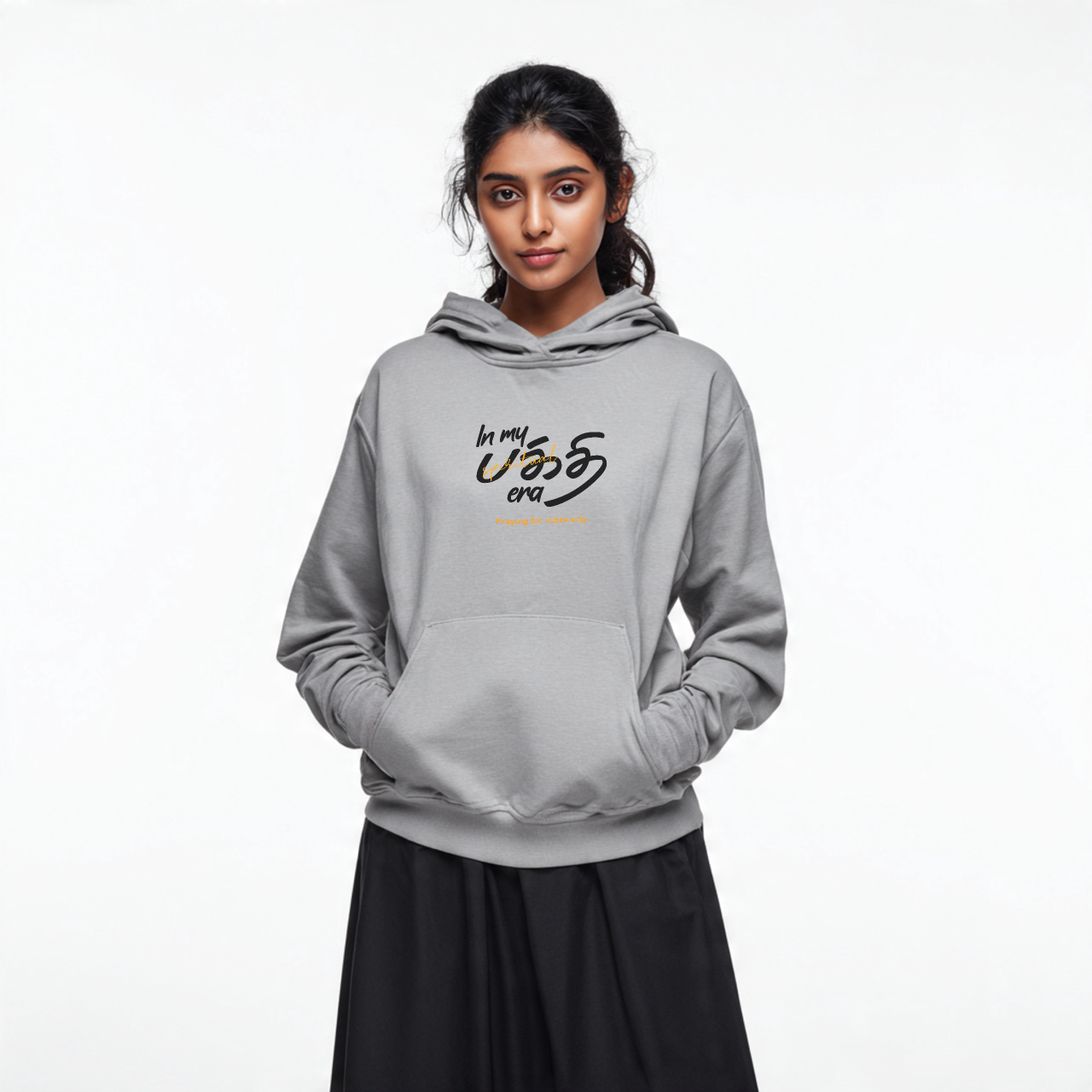 In my பக்தி era | Women Regular Fit Hoodie