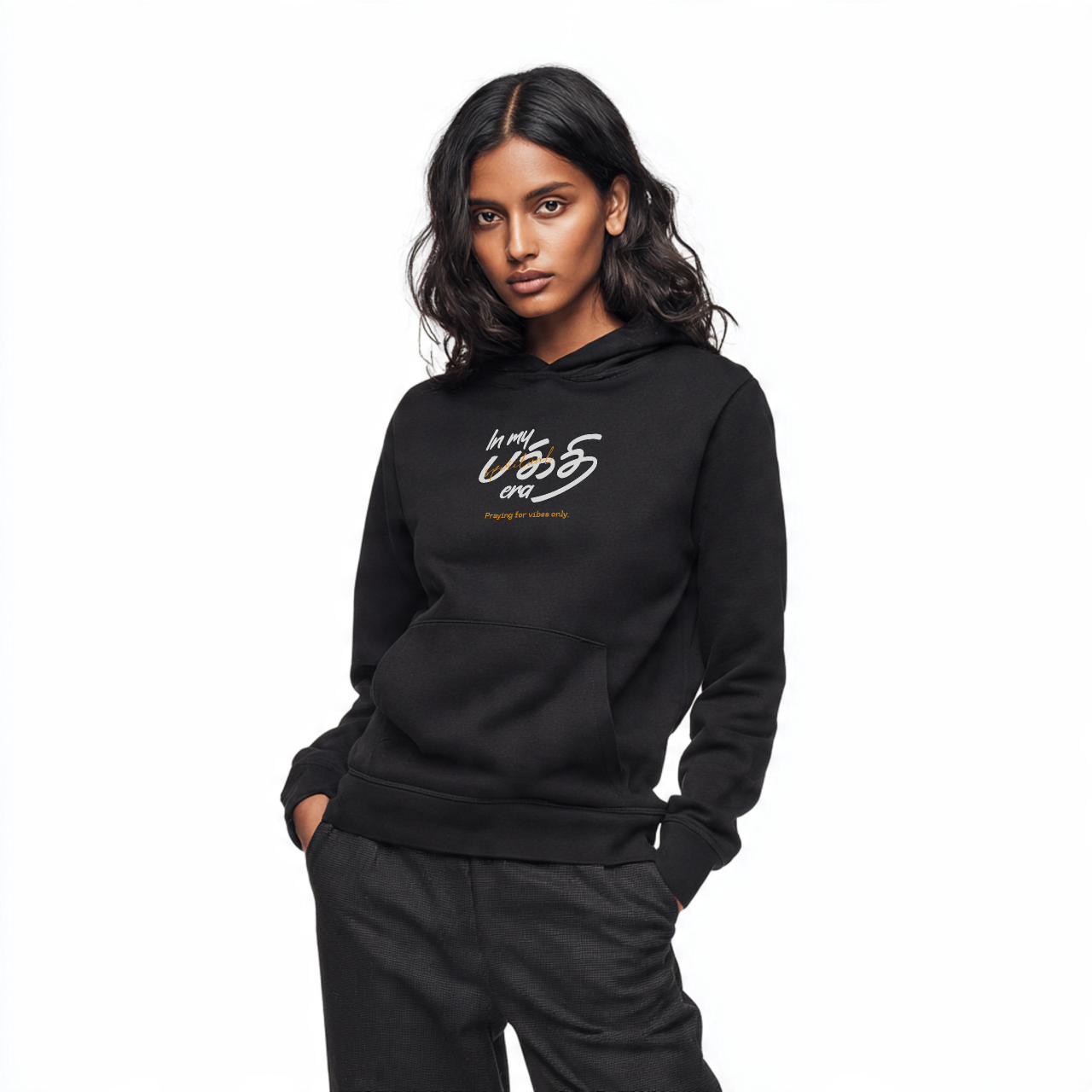 In my பக்தி era | Women Regular Fit Hoodie