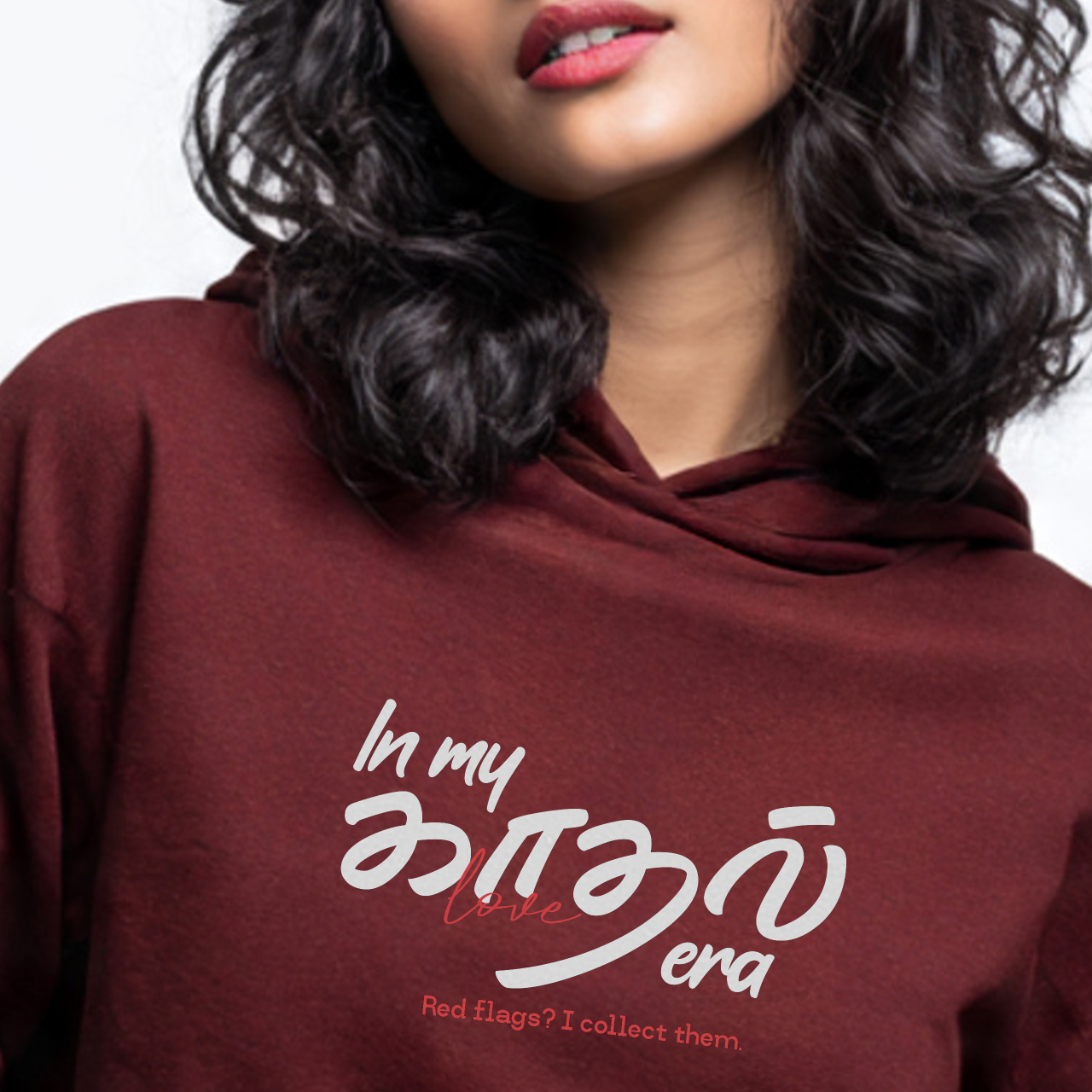 In my காதல் era | Women Cropped Hoodie