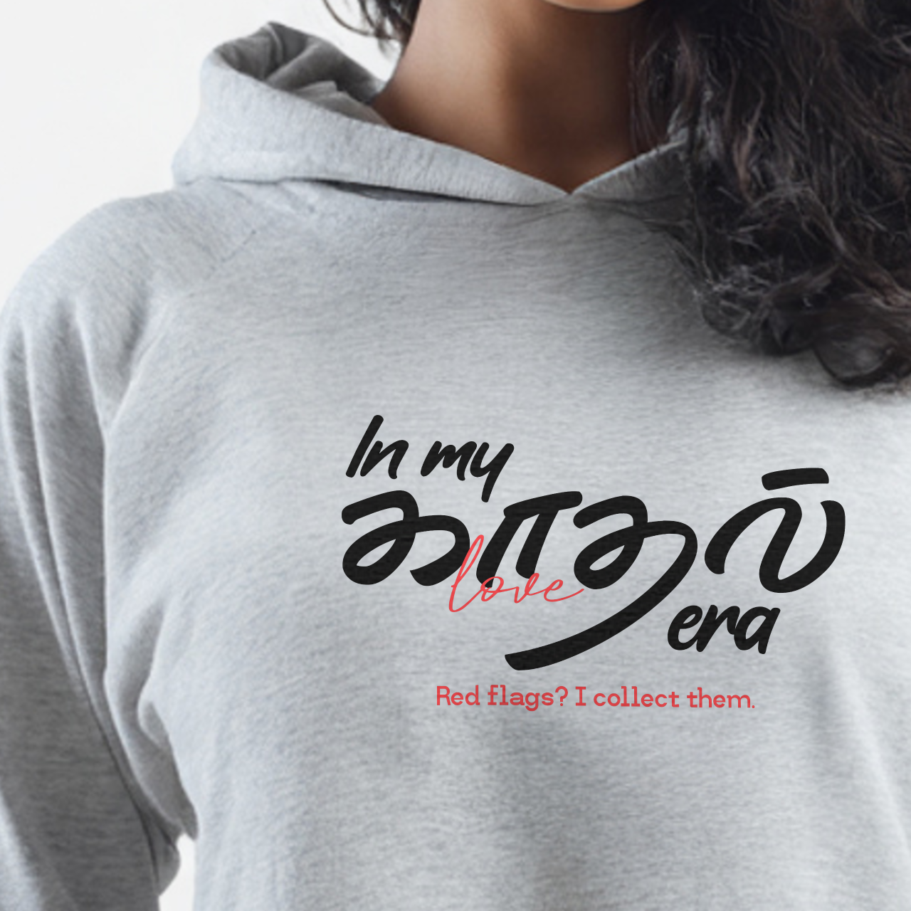 In my காதல் era | Women Cropped Hoodie
