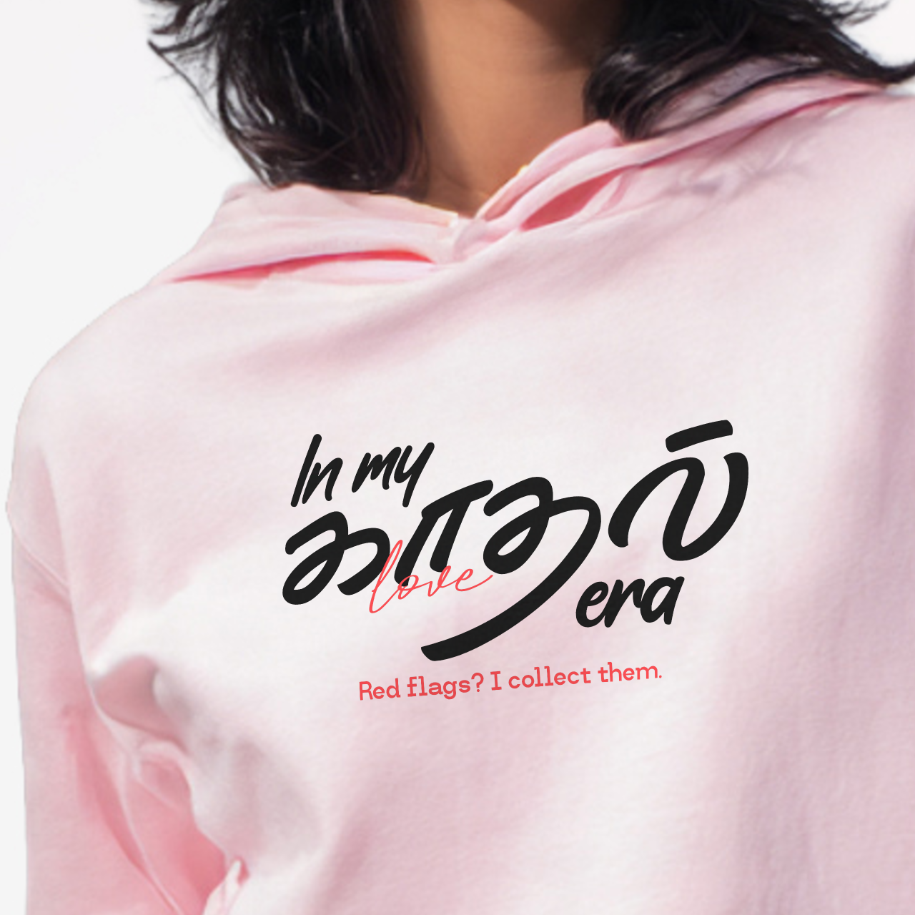 In my காதல் era | Women Cropped Hoodie