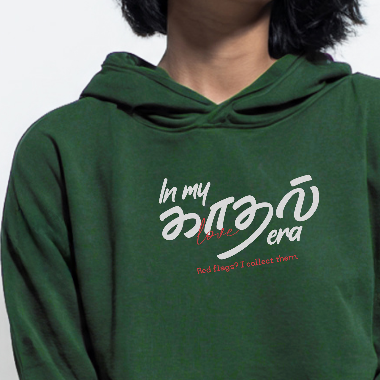 In my காதல் era | Women Cropped Hoodie
