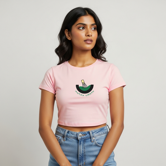 Matcha Punnagai | Women Crop Top