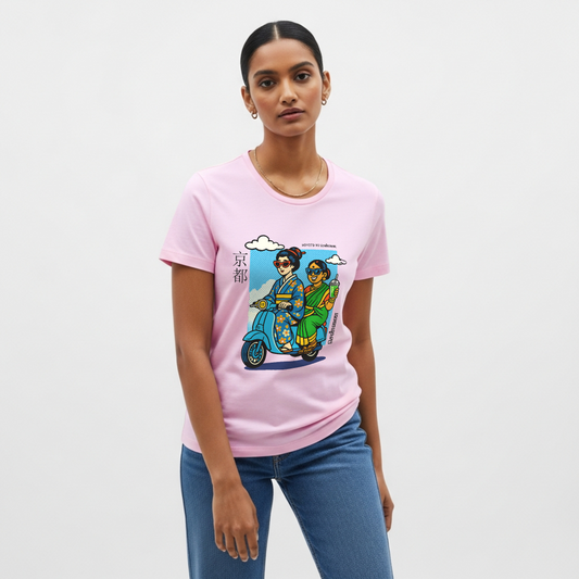 Kyoto to Chennai | Women Regular Fit Tee
