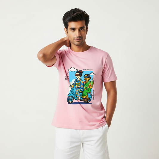 Kyoto to Chennai | Men Regular Fit Tee