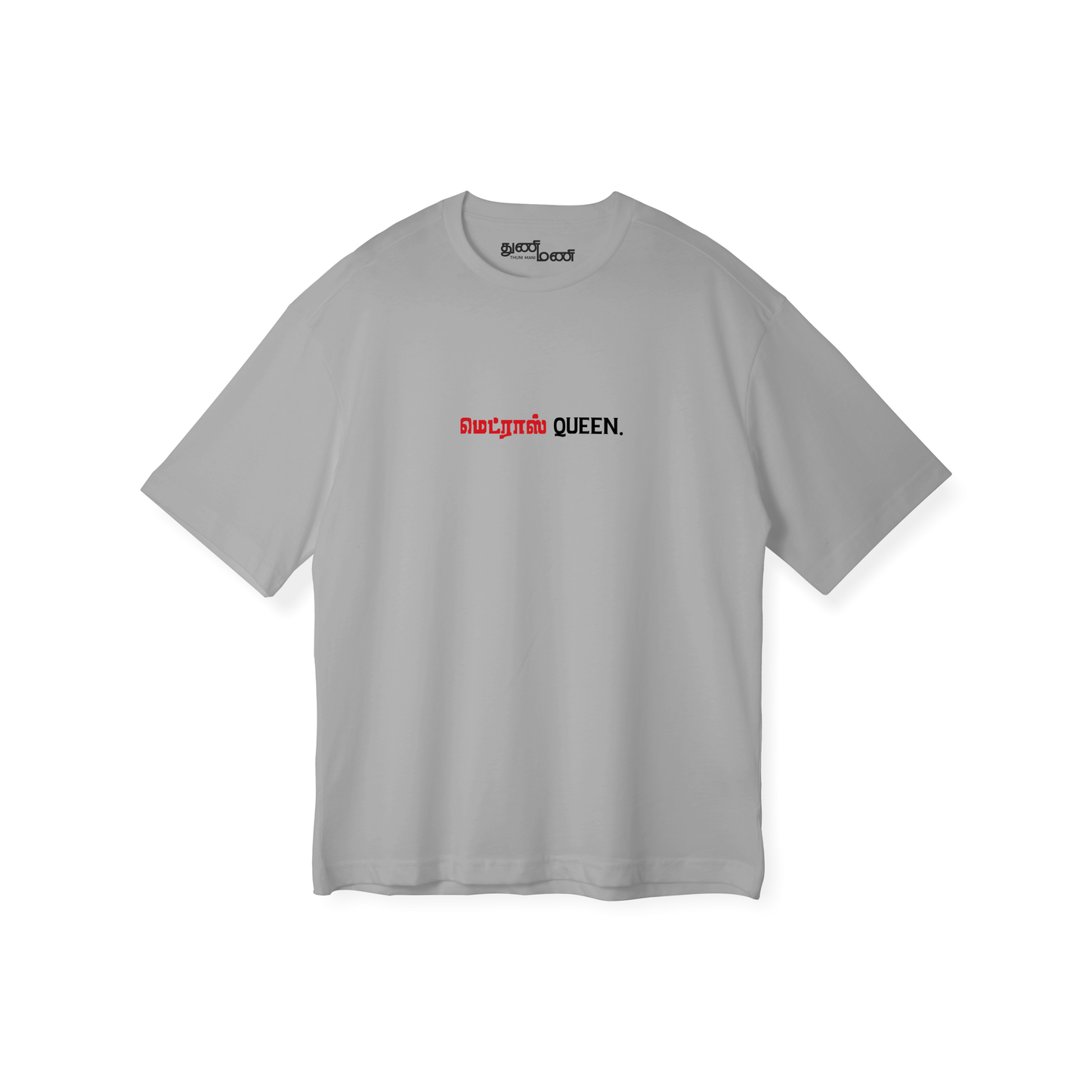 Madras Queen | Women Oversized Boxy-Fit Tee