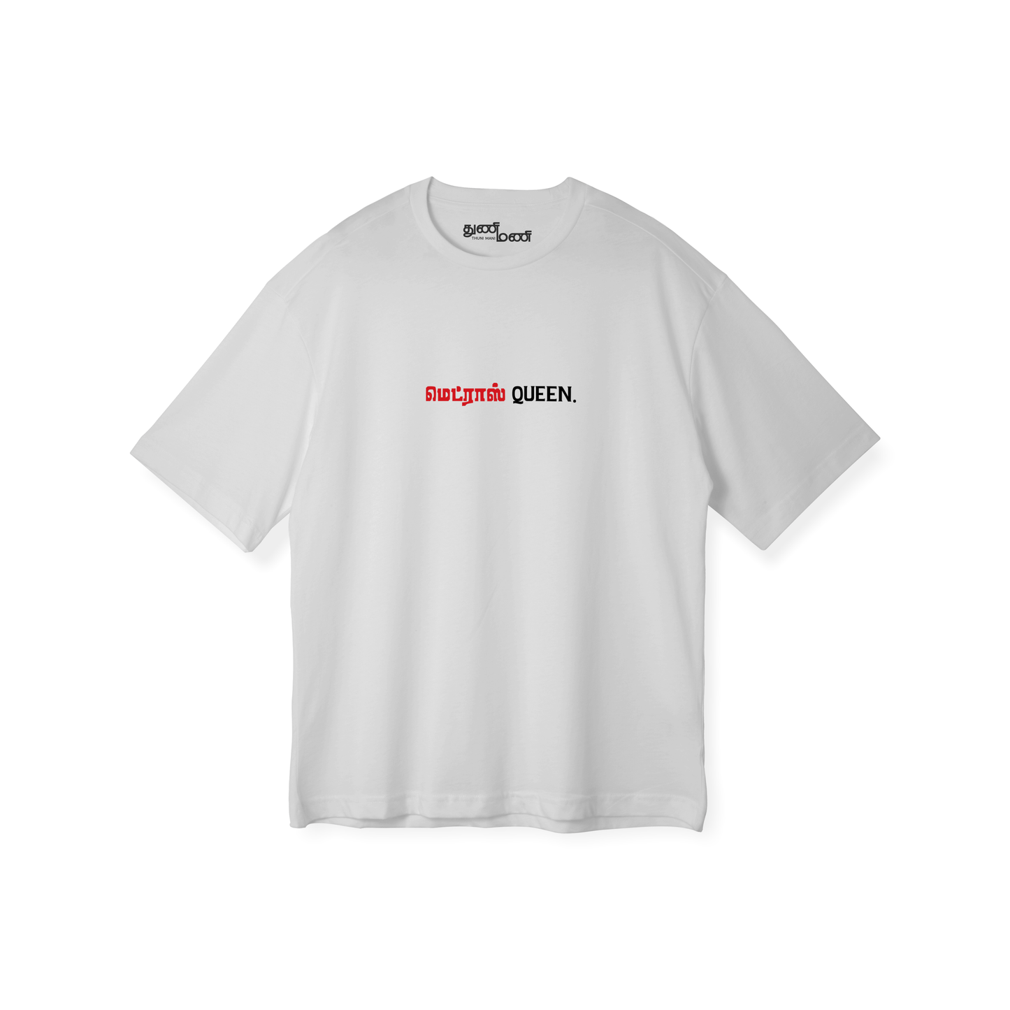 Madras Queen | Women Oversized Boxy-Fit Tee