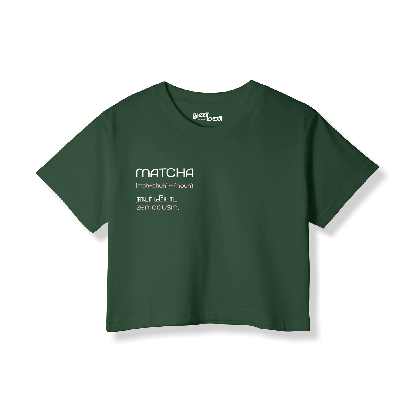 Matcha Tee | Women Crop Top