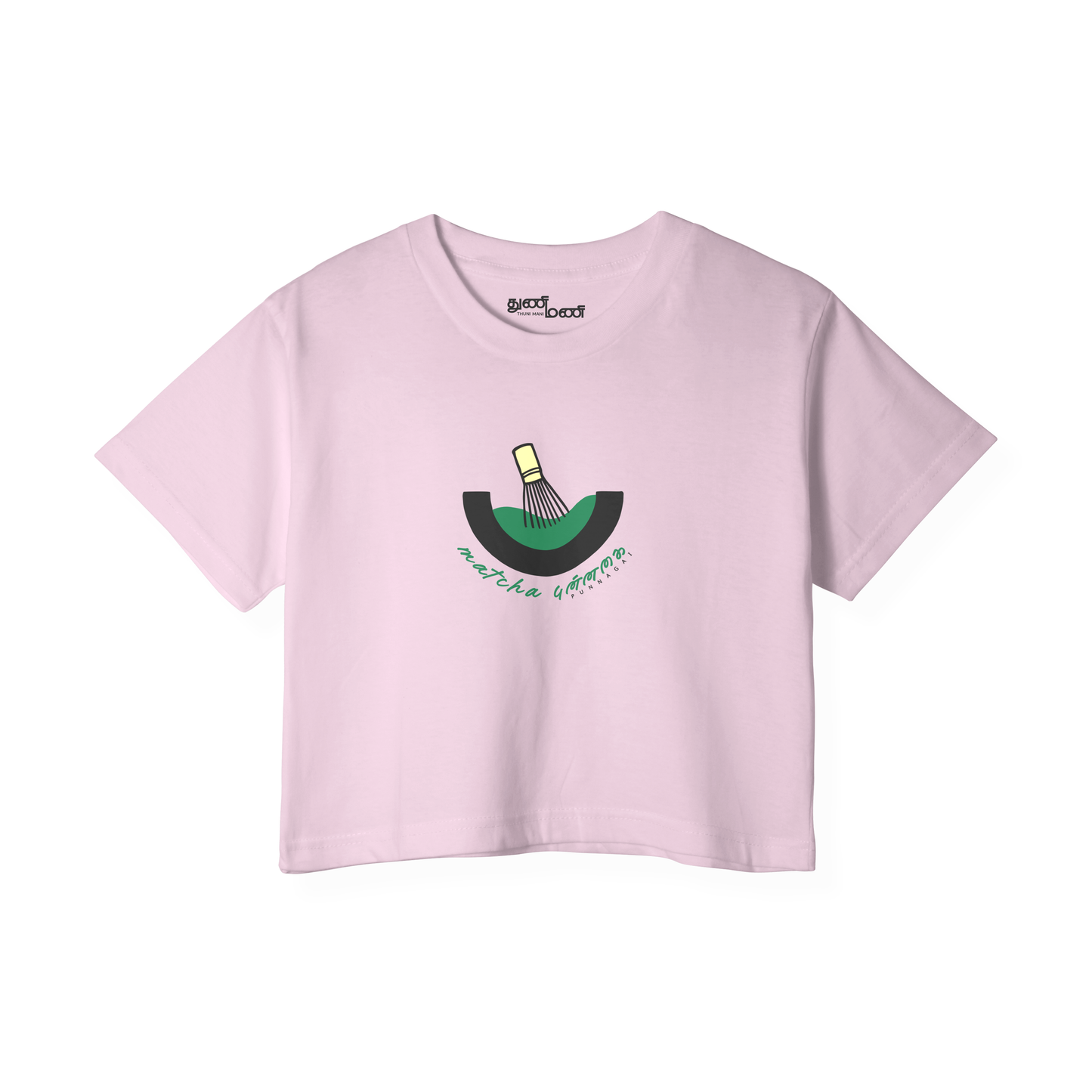 Matcha Punnagai | Women Crop Top