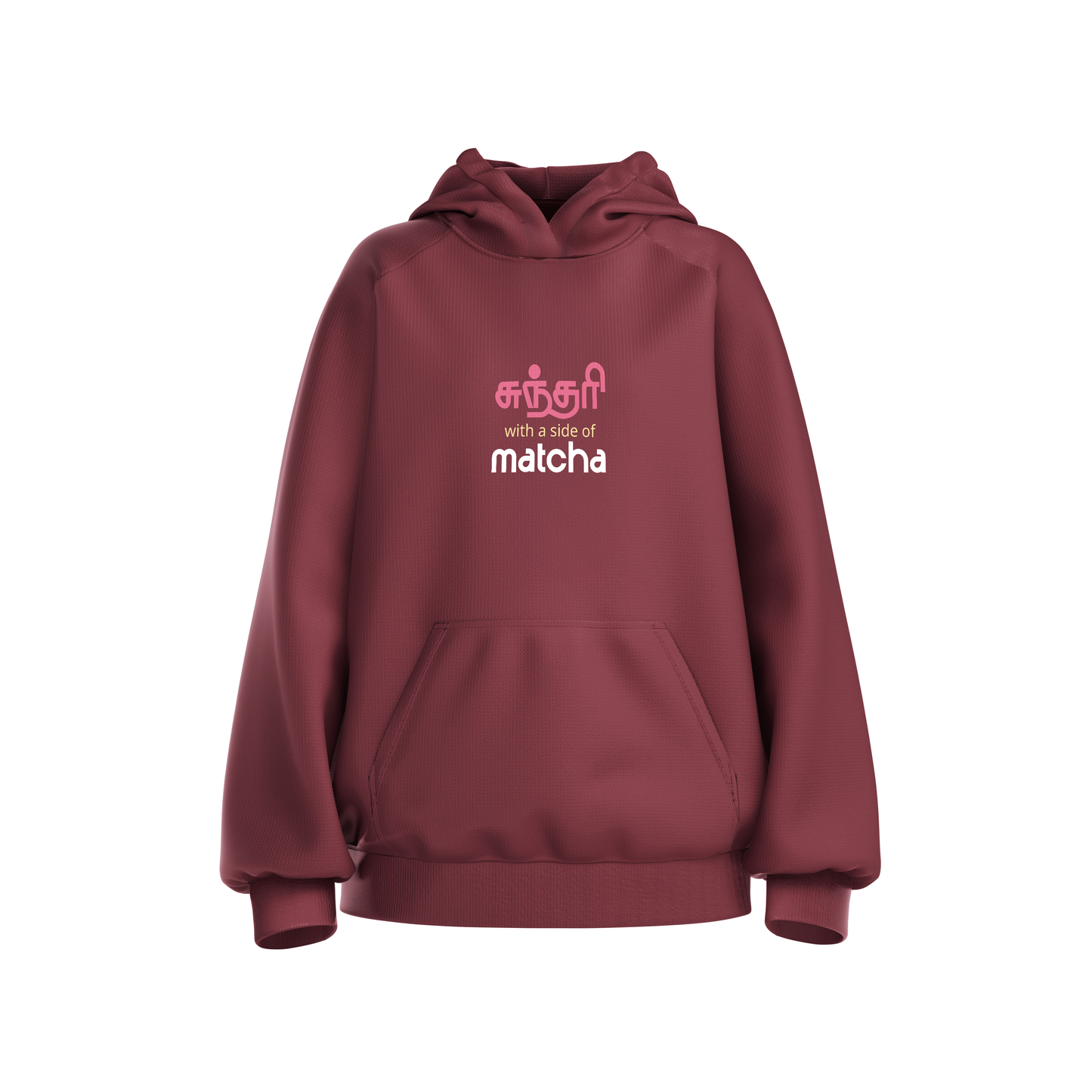 Sundari with a Side of Matcha | Women Regular Fit Hoodie