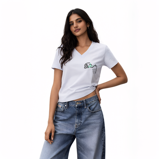 இவள் - IVAL | Women Regular Fit V Neck Tee